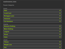 Tablet Screenshot of casinoone.com